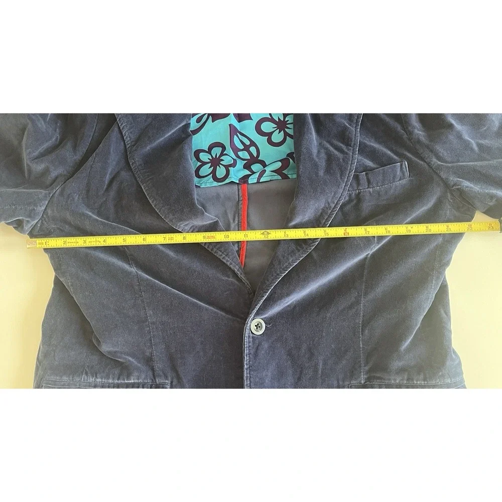 VTG NWOT Hollister Men's Size‎ XL Berkeley Jacket Blue 100% Cotton Velvet